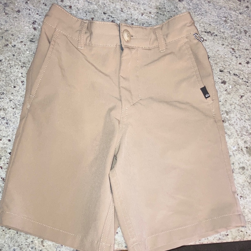 Two pairs of Boys size 6 Quicksilver Amphibian shorts.